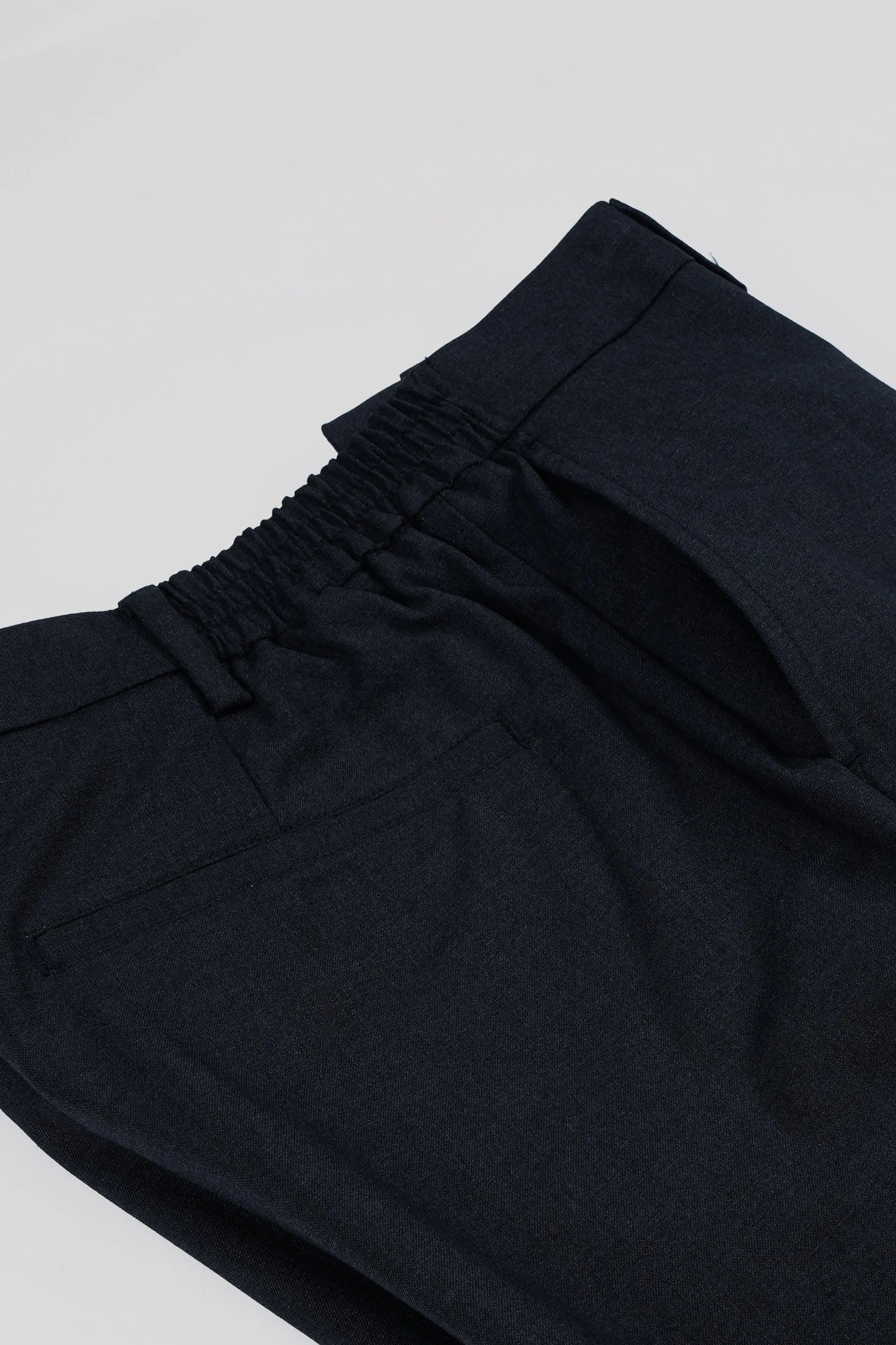 EASY IRON TAILORED TROUSERS IN BLUE