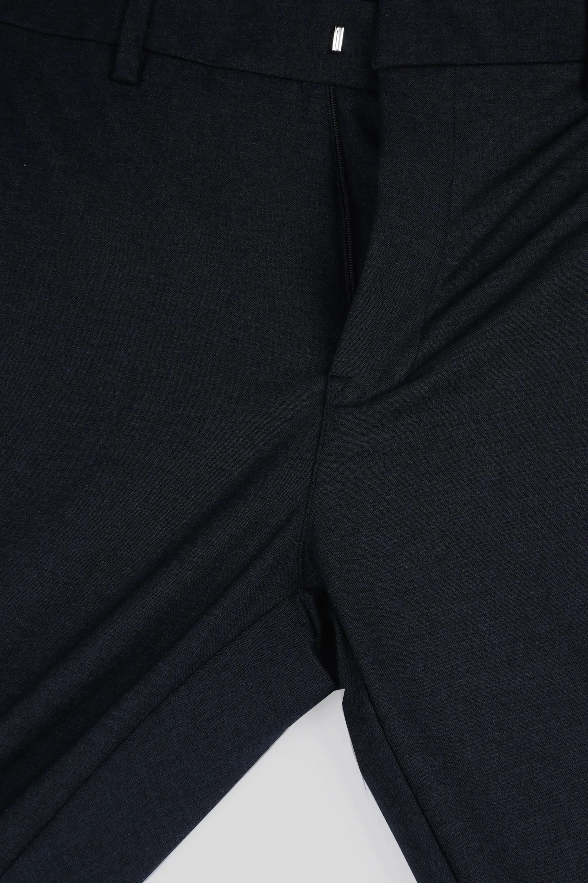 EASY IRON TAILORED TROUSERS IN BLUE