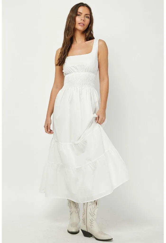 Eliza Maxi Dress-White
