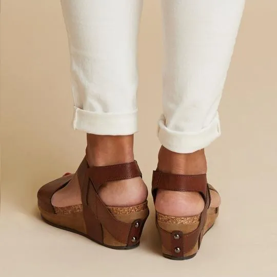 elveswallet Large Size Summer Med Wedge Comfortable Platform Sandals
