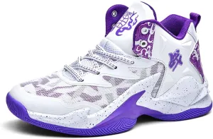ESXGED Fashion Womens Basketball Shoes Mens Breathable Non Slip Running Sneakers Sports Walking Shoes Cushioning Workout Tennis Shoes