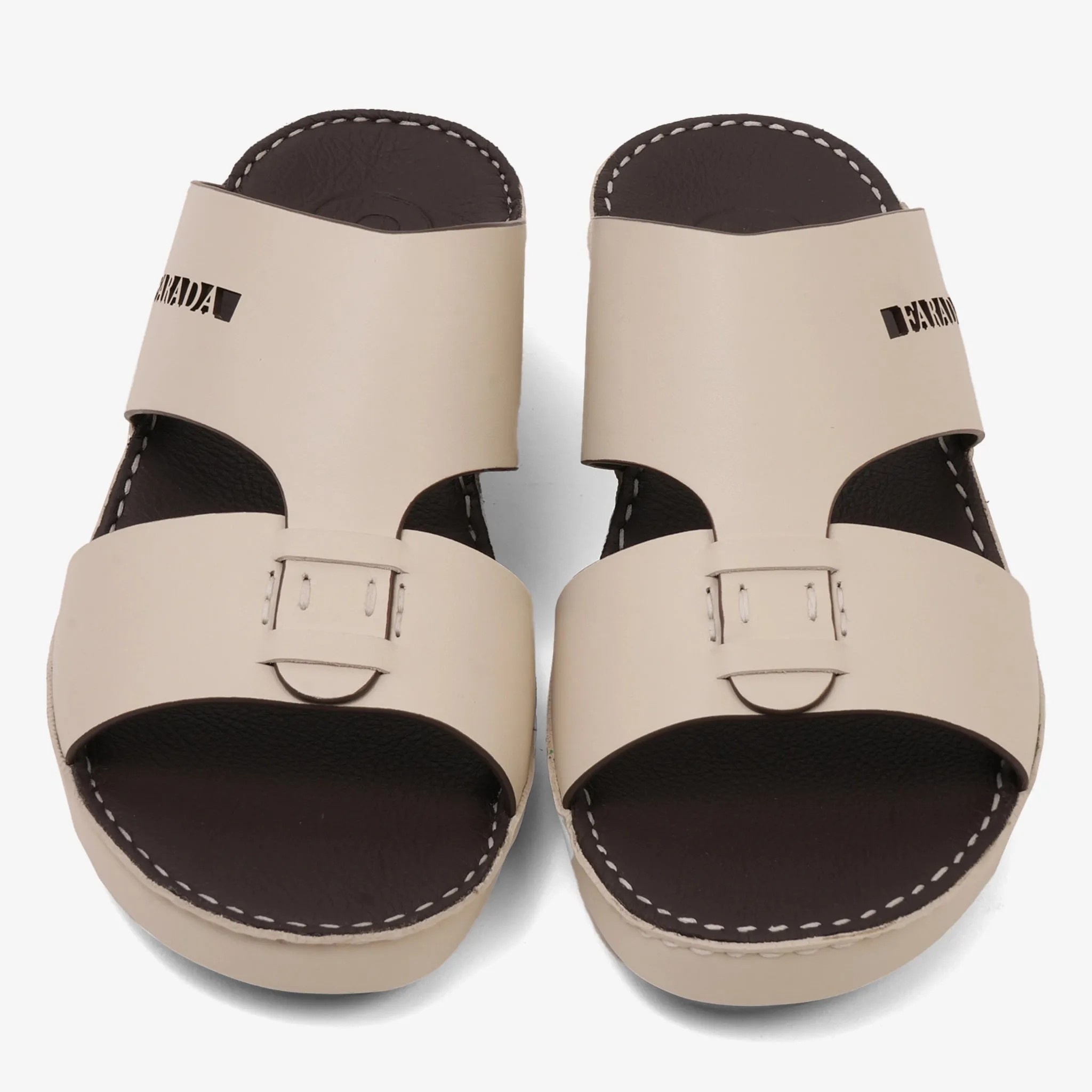 FARADA CLASSIC SLIDE FEATURING SIGNATURE LOGO PRINT CREMA