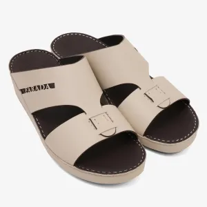 FARADA CLASSIC SLIDE FEATURING SIGNATURE LOGO PRINT CREMA