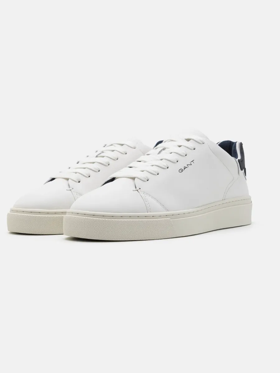GANT White/Marine Leather Sneaker