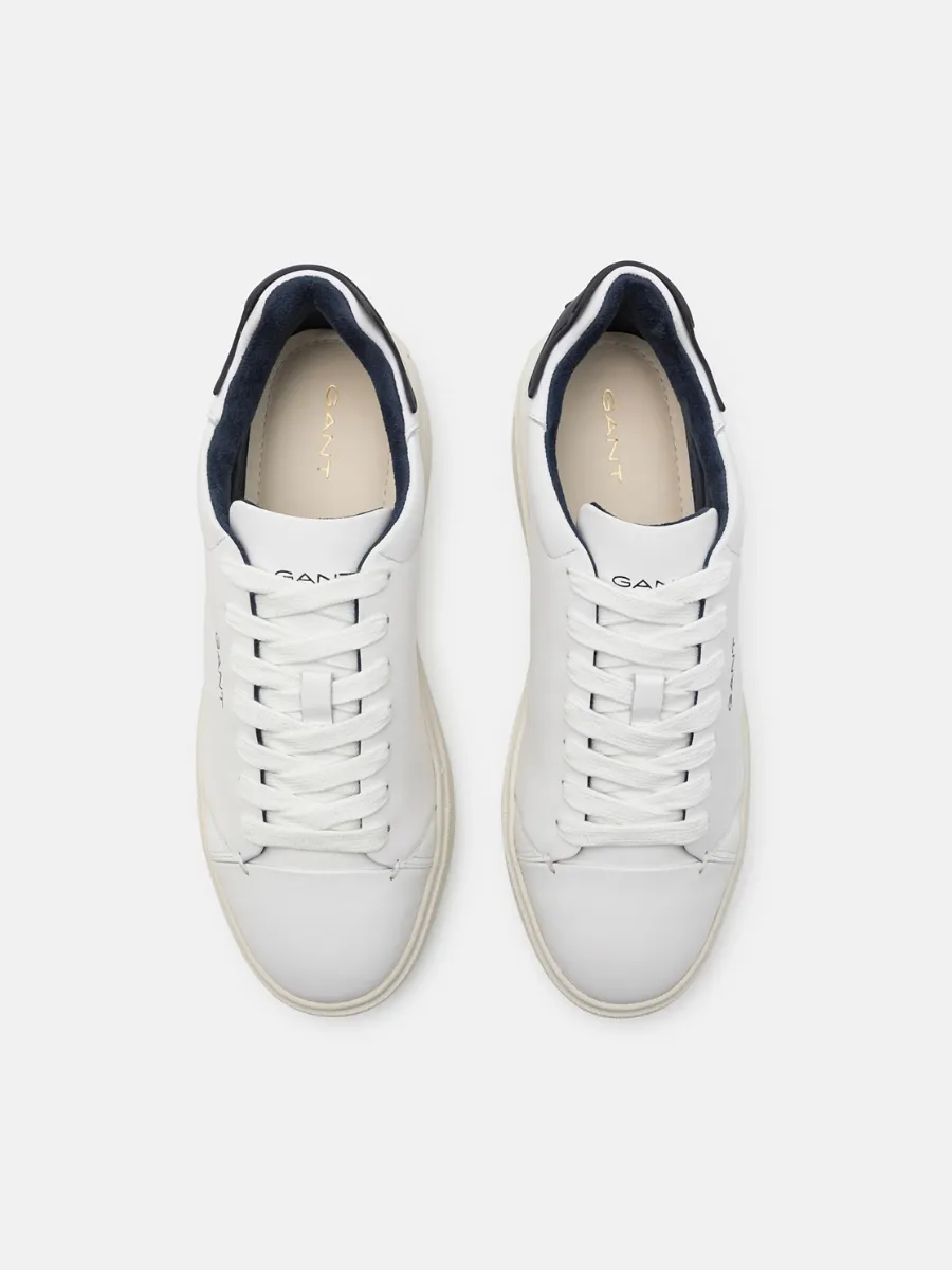 GANT White/Marine Leather Sneaker