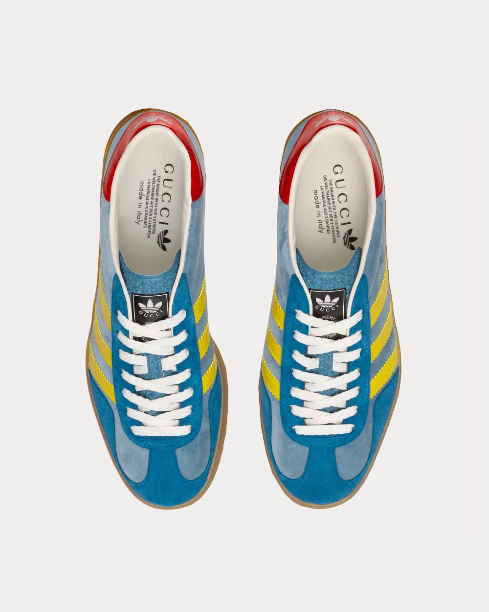 Gazelle Light Blue Low Top Sneakers
