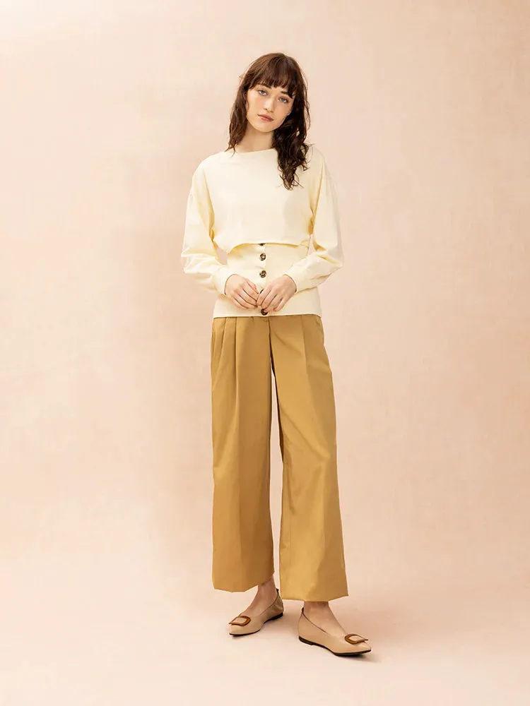 Gilda Brass Pointed Toe Flats