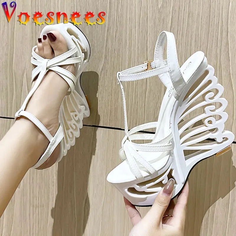 High Heel Thick Platform Wedge Sandals