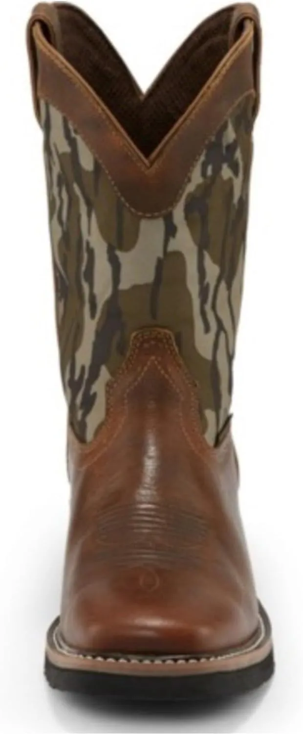 Justin Men's Trekker Bottom Lands Waterproof Western Work Boot Soft Toe - Wk4420