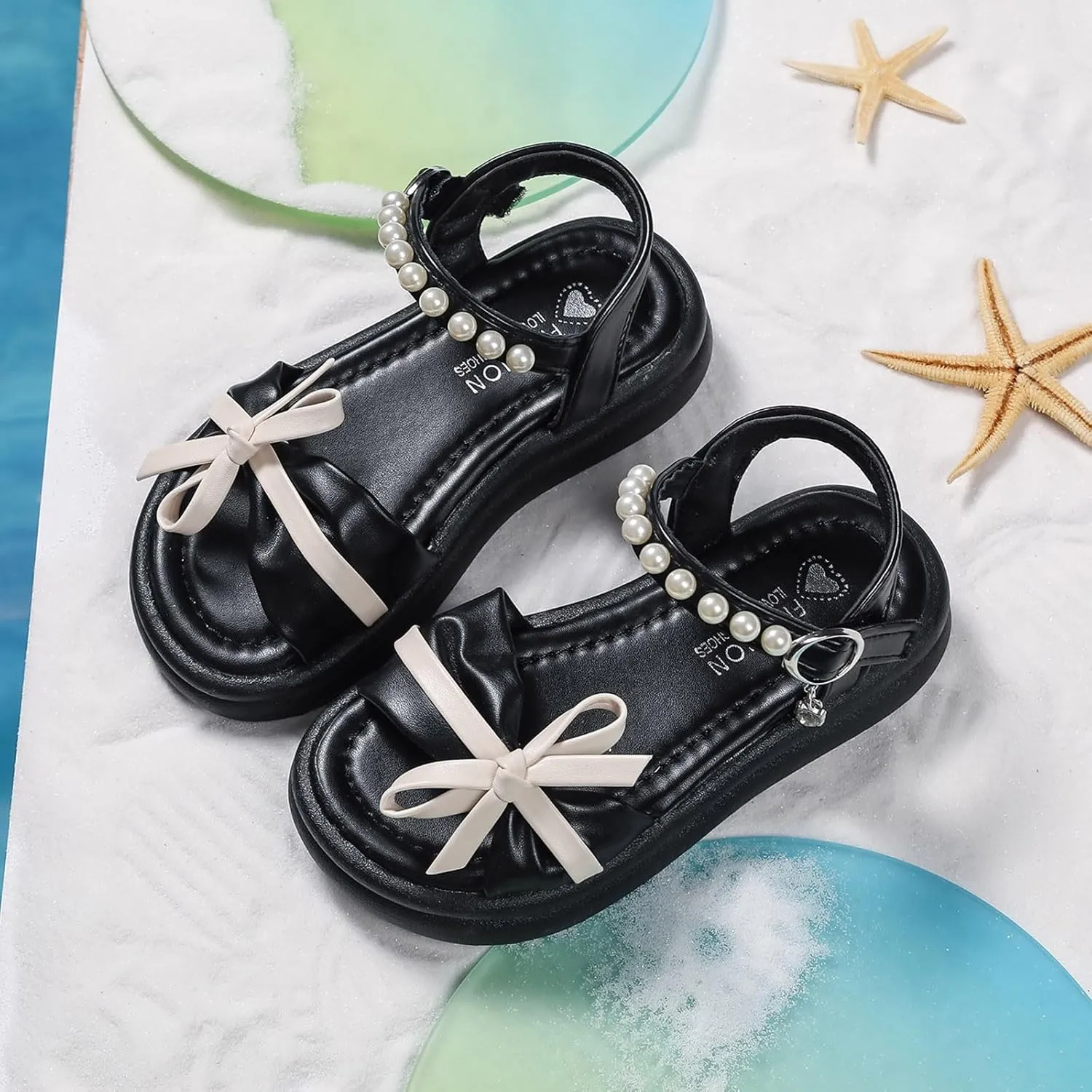 Kids Sandals Boys Girls Slide Shoes Comfortable Soft Sole Sandals Fashionable Open Toe Thick Sole Children Fisherman Water Beach Flat