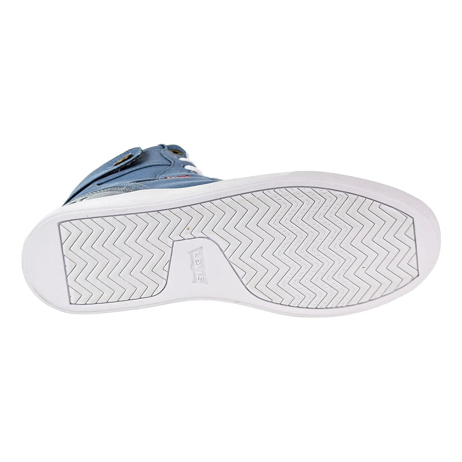 Levi's Jeffrey Hi 501 BYF Men's Fashion Shoes Blue/White