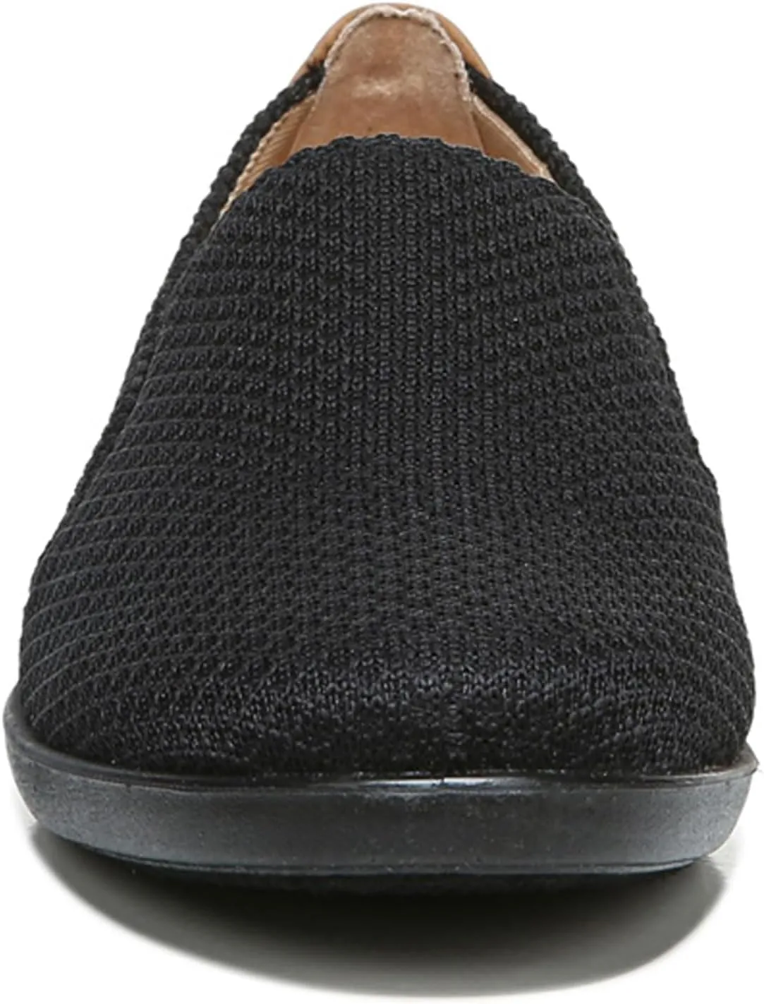 Life Stride Womens Next Level Slip-On Sneaker, Black/Tan, 7 US