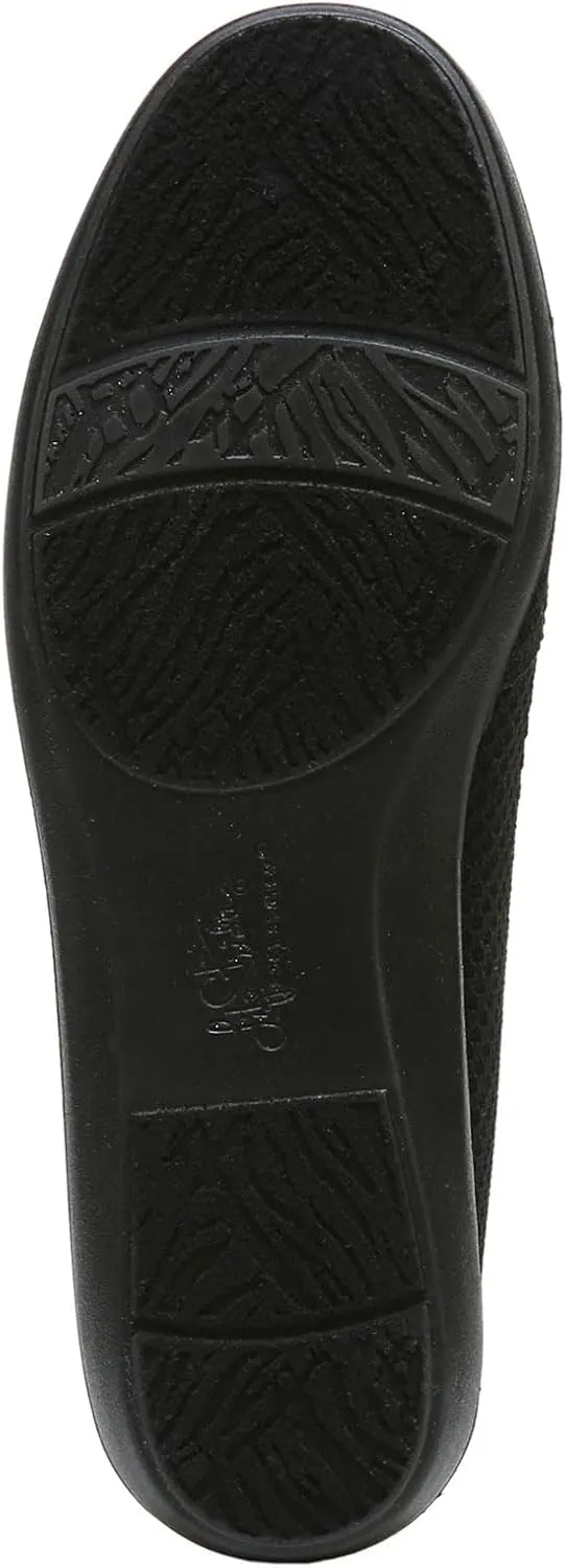 Life Stride Womens Next Level Slip-On Sneaker, Black/Tan, 7 US