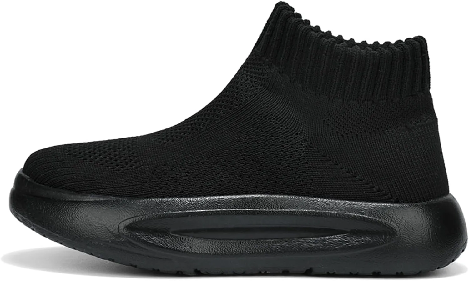 LLTMALL Kids' Slip-On Sneakers Breathable Knitted Mesh Athletic Shoes for Boys Girls