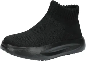 LLTMALL Kids' Slip-On Sneakers Breathable Knitted Mesh Athletic Shoes for Boys Girls