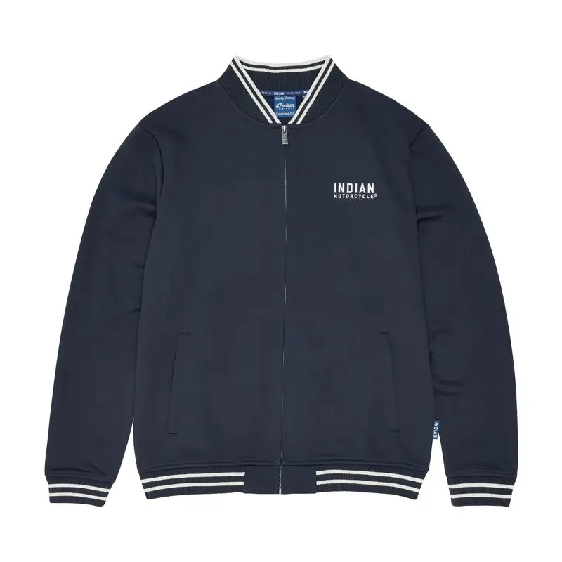 Men's Embroidered Parts & Service Bomber, Navy