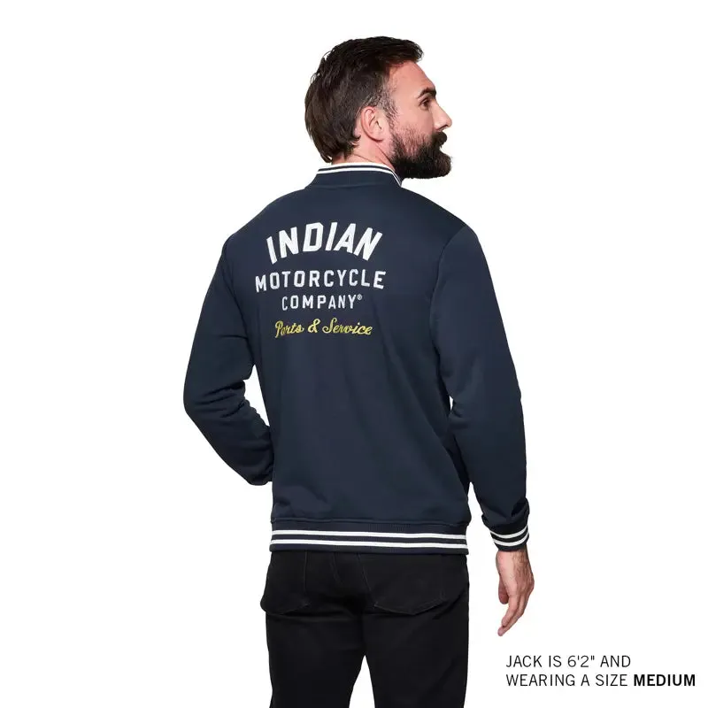 Men's Embroidered Parts & Service Bomber, Navy