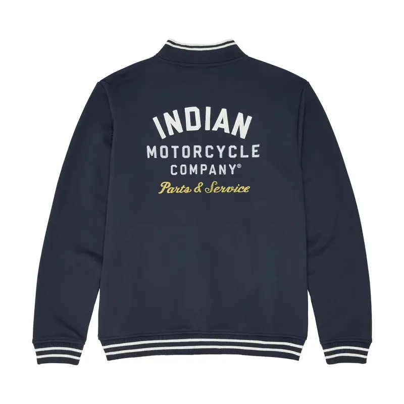 Men's Embroidered Parts & Service Bomber, Navy
