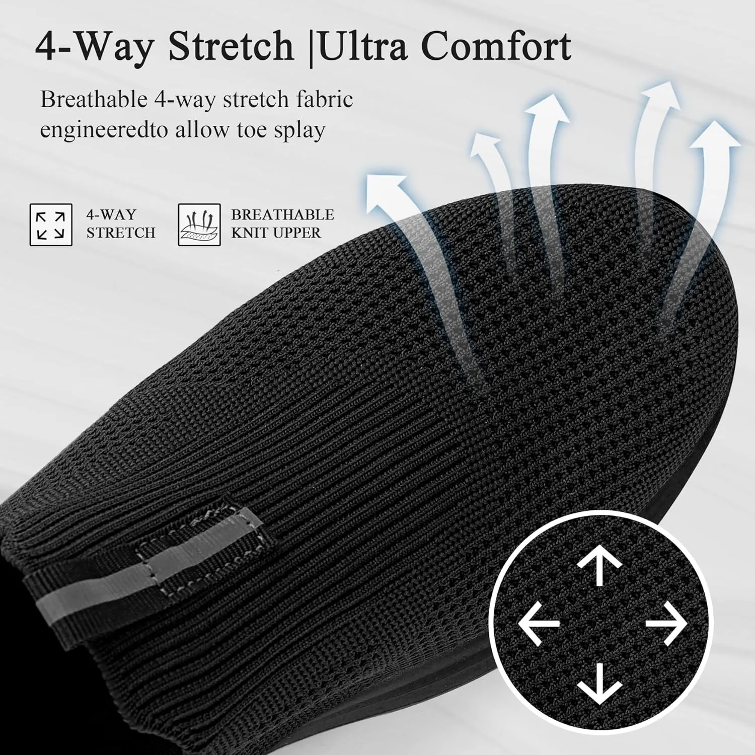 Mens Walking Shoes Slip On Tennis Shoe Athletic Gym Workout Shoes Comfortable Lightweight Cross Training Fashion Sneakers