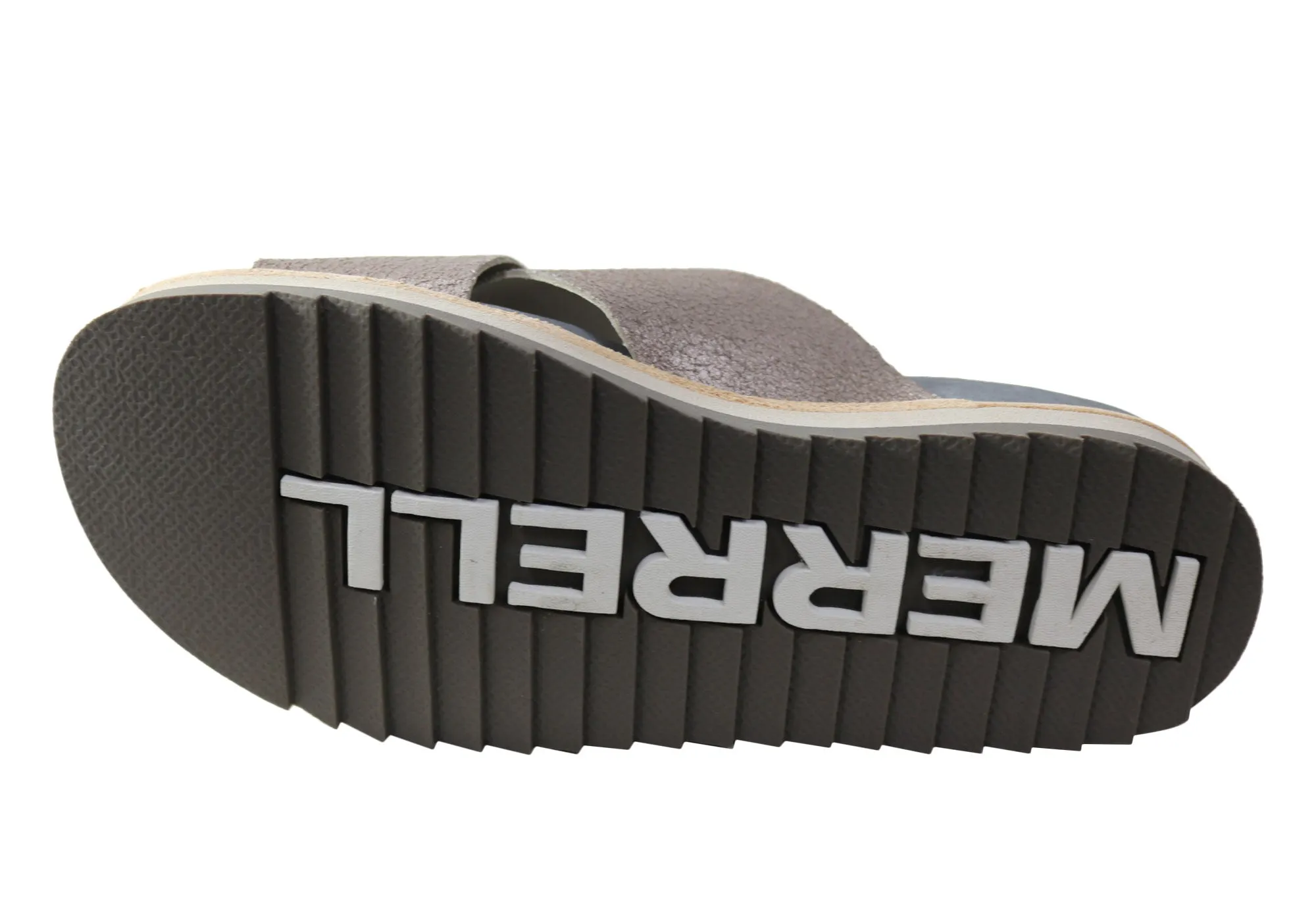 Merrell Womens Juno Slide Comfortable Leather Slides Sandals