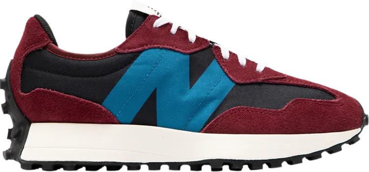New Balance Wmns 327 'Burgundy Light Rouge Wave' sneakers, red