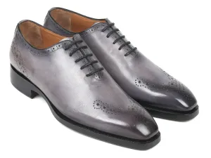 Paul Parkman Goodyear Welted Punched Oxfords in Gray