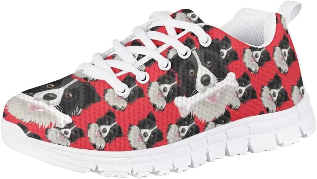 PinUp Angel Girl Running Shoes Lightweight Tennis Shoes Non Slip Workout Shoes Breathable Mesh Walking Sneakers