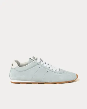 Plume Suede Light Blue Low Top Sneakers