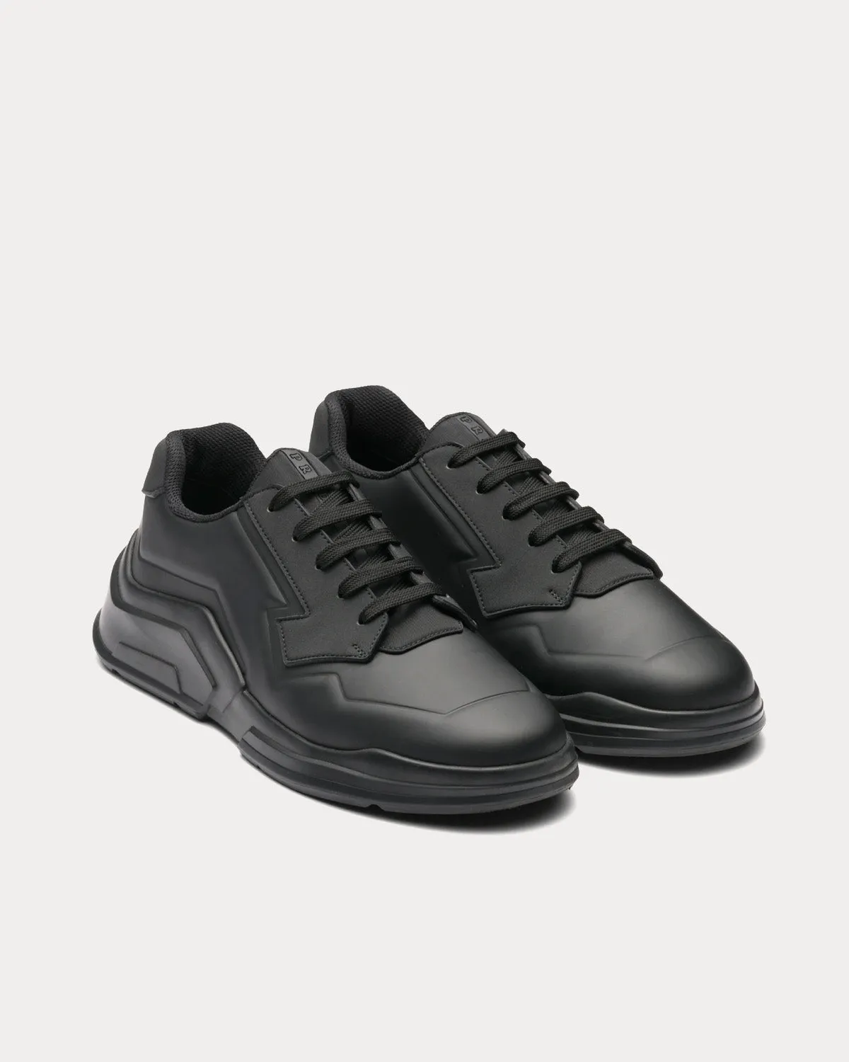 Polarius Black Low Top Sneakers
