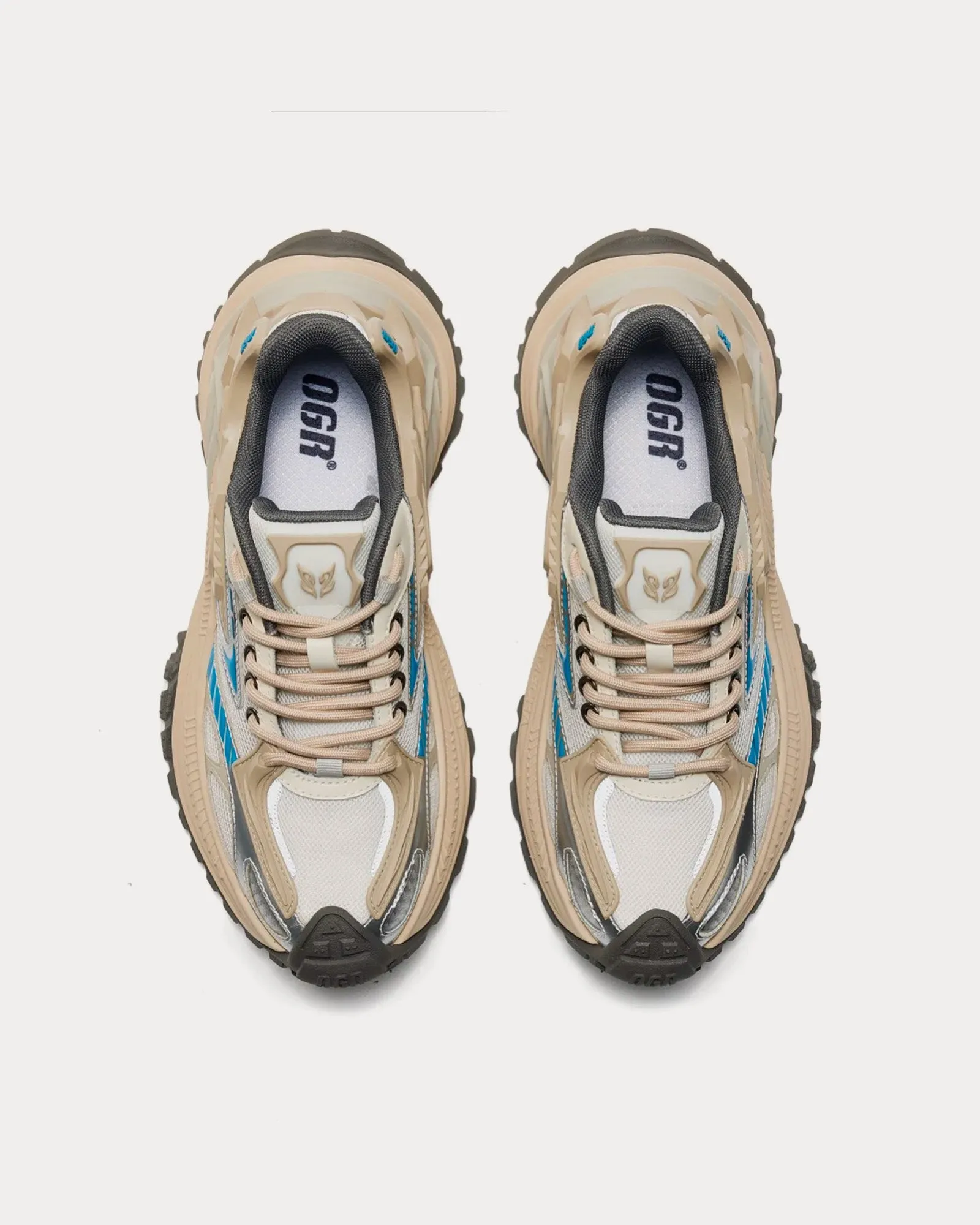 Rattlesnake Light Brown Low Top Sneakers