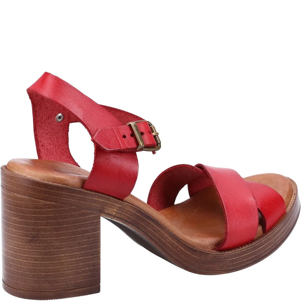 Red Georgia Sandals