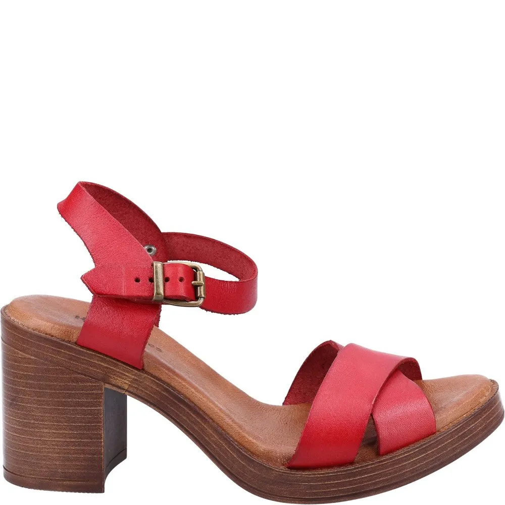 Red Georgia Sandals