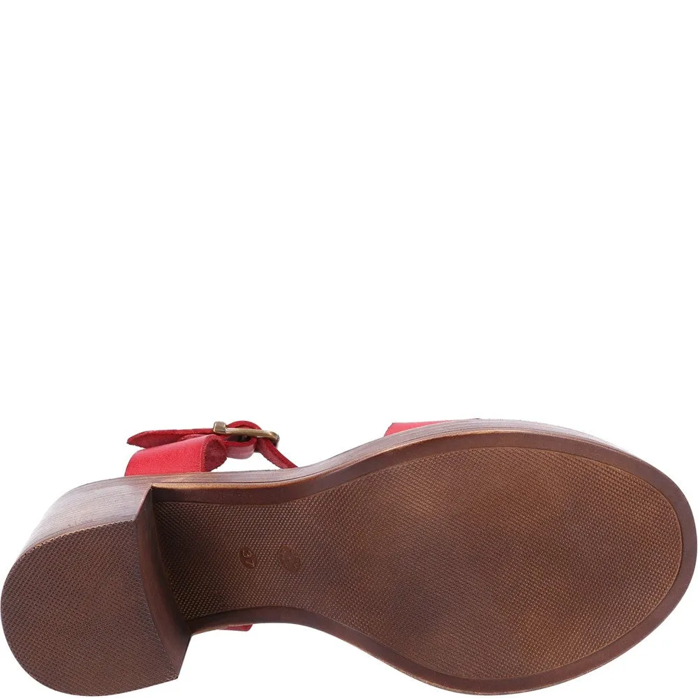 Red Georgia Sandals