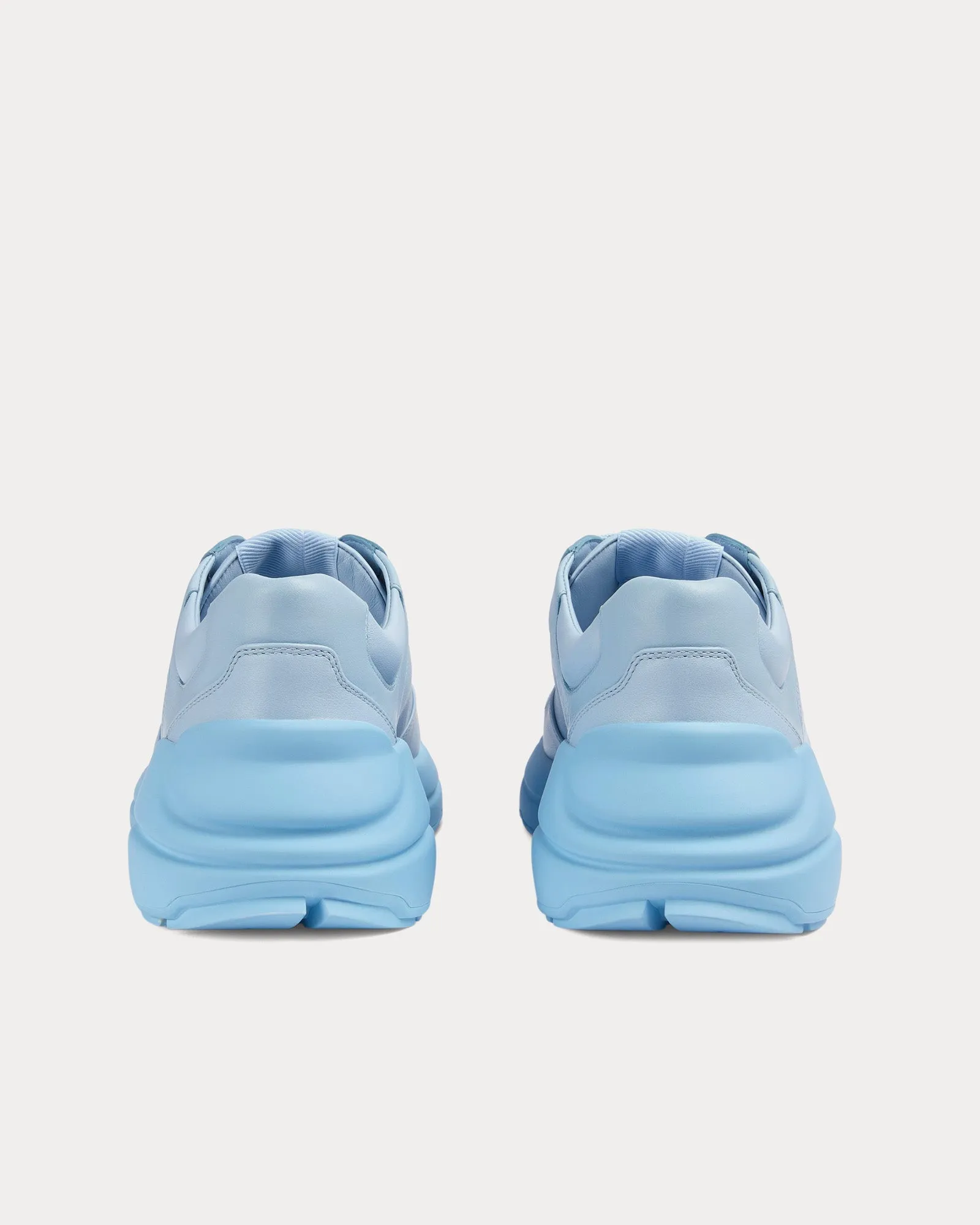 Rhyton Interlocking G Light Blue Low Top Sneakers