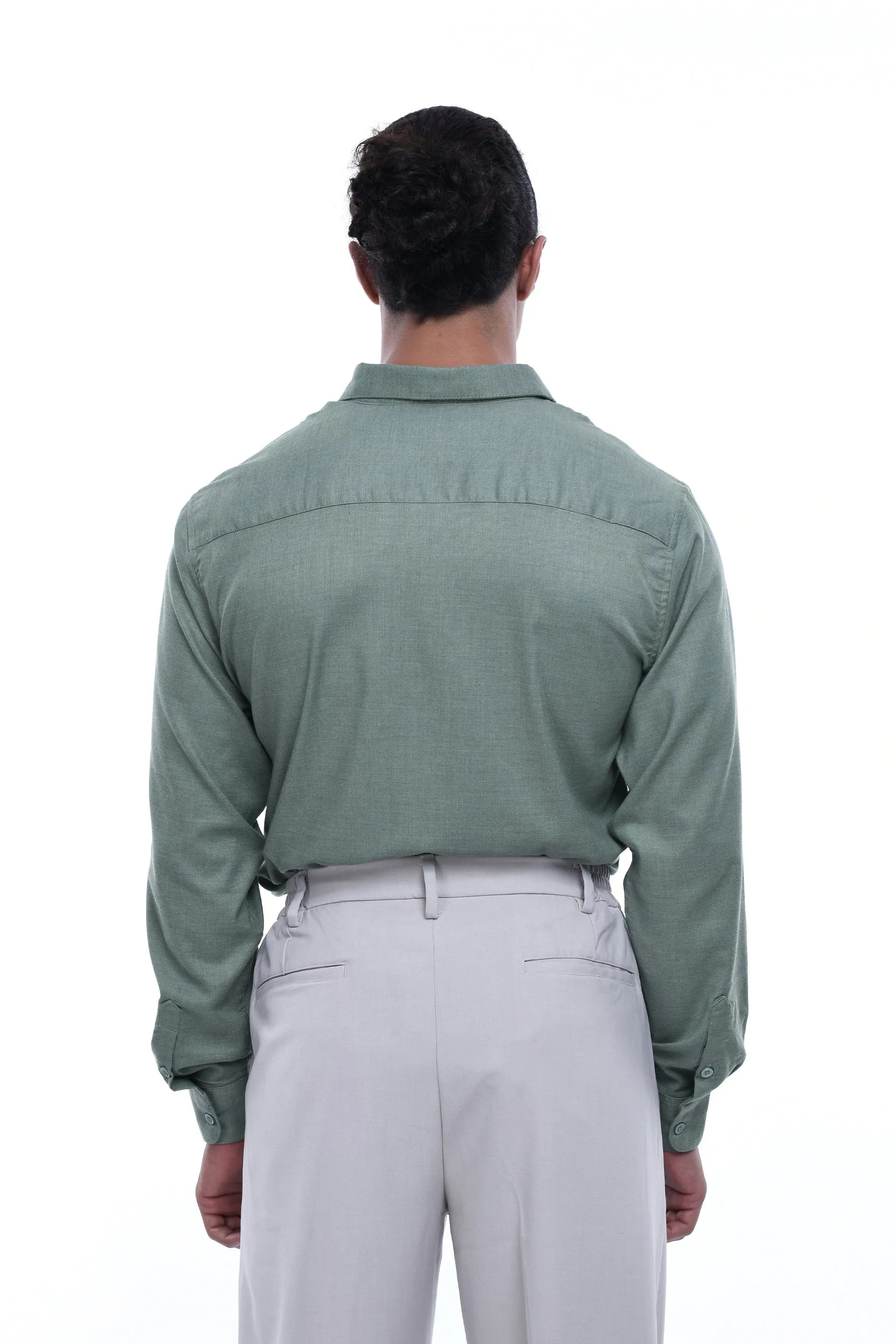 ROYAL OXFORD STRETCH SHIRT IN GREEN