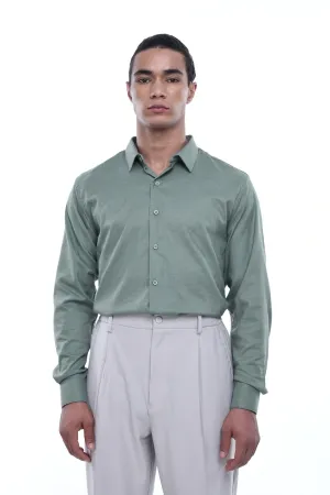 ROYAL OXFORD STRETCH SHIRT IN GREEN