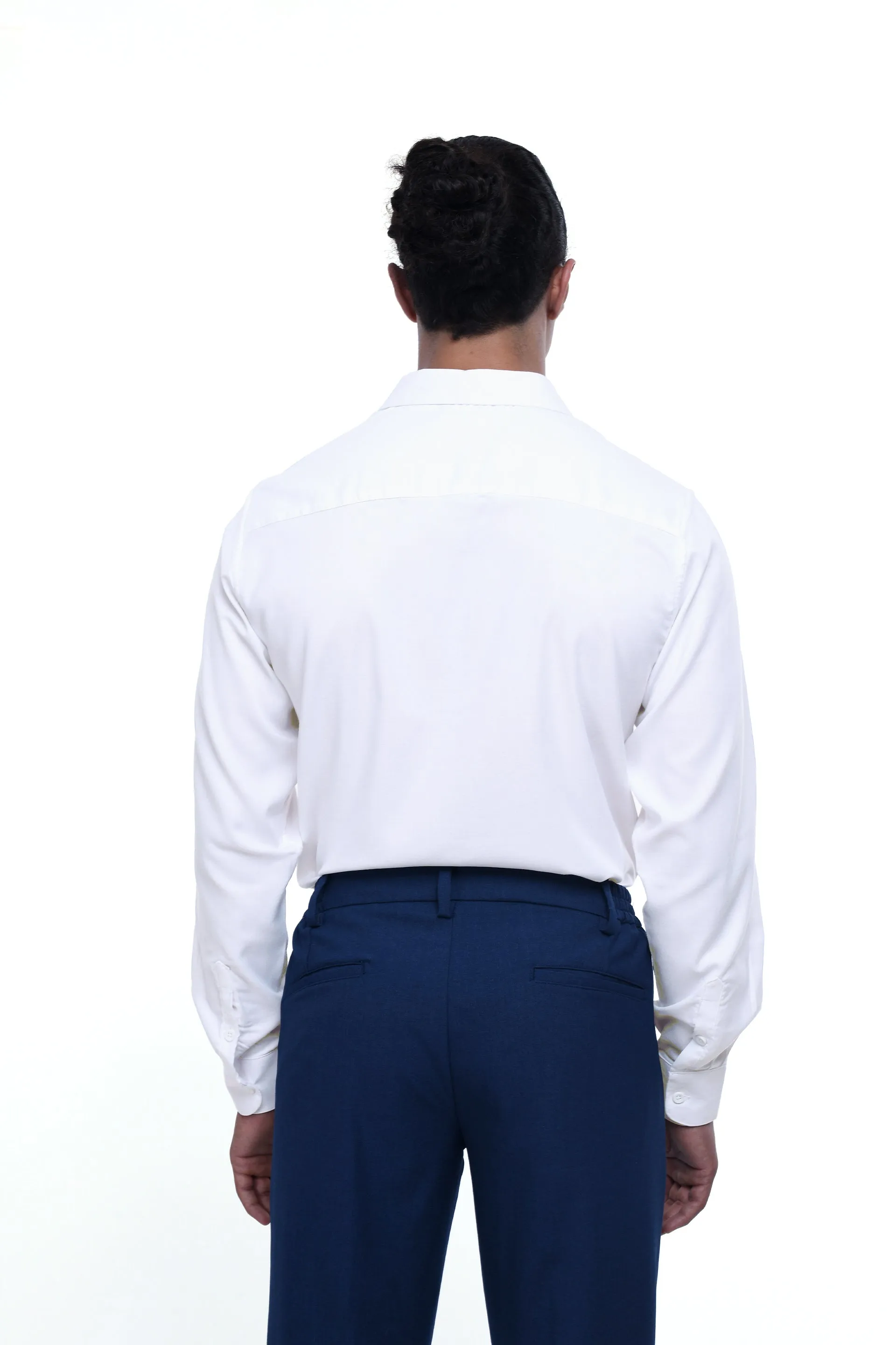 ROYAL OXFORD STRETCH SHIRT IN WHITE
