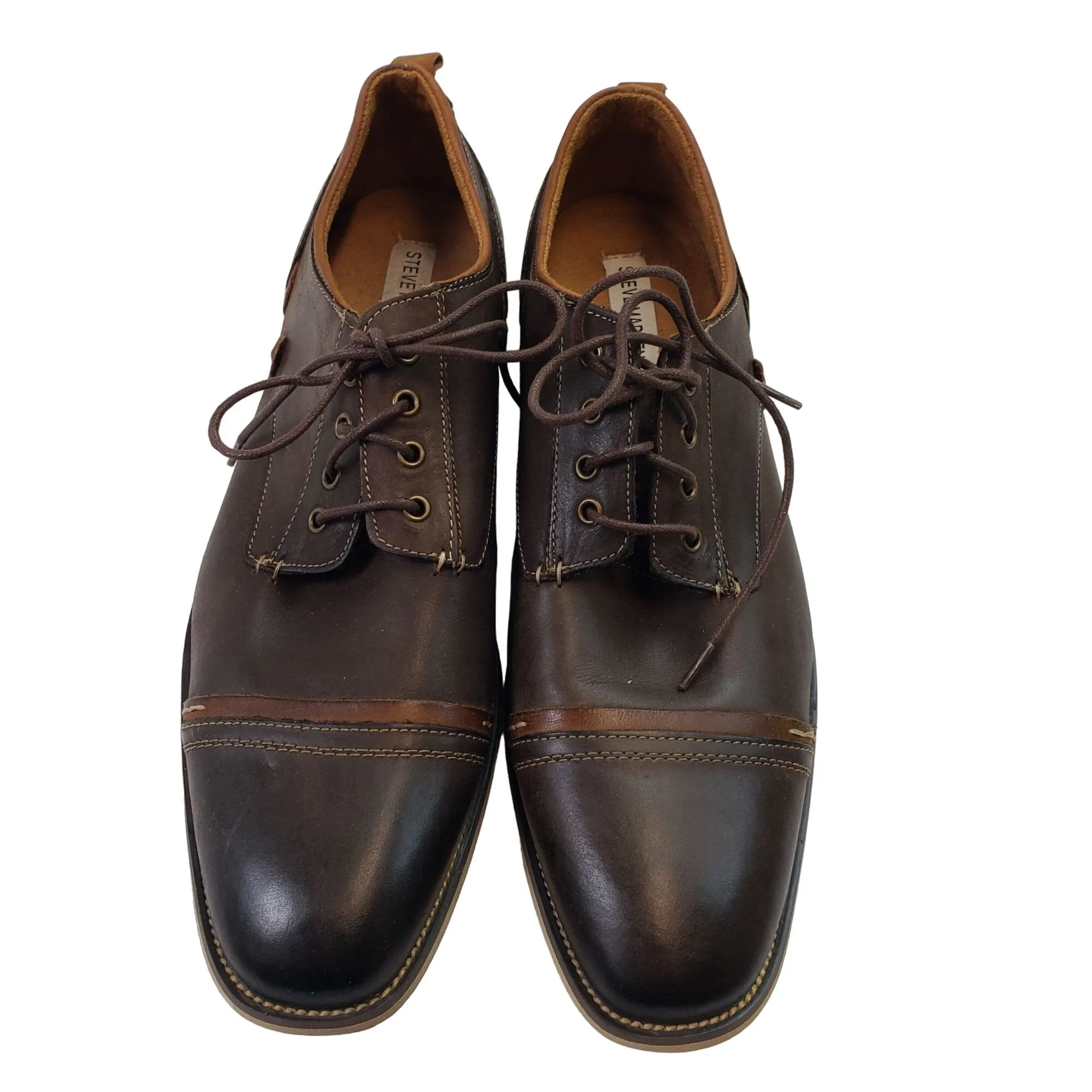 Steve Madden Krism Leather Oxford Shoes Size 12