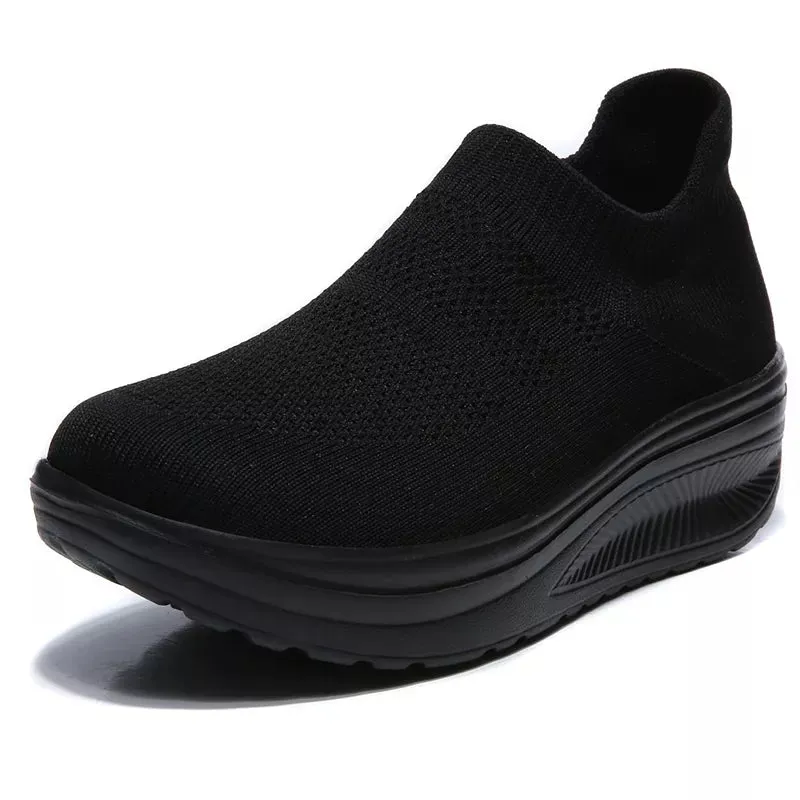 Super Light Women Shoes Summer Flying Weave Sneakers