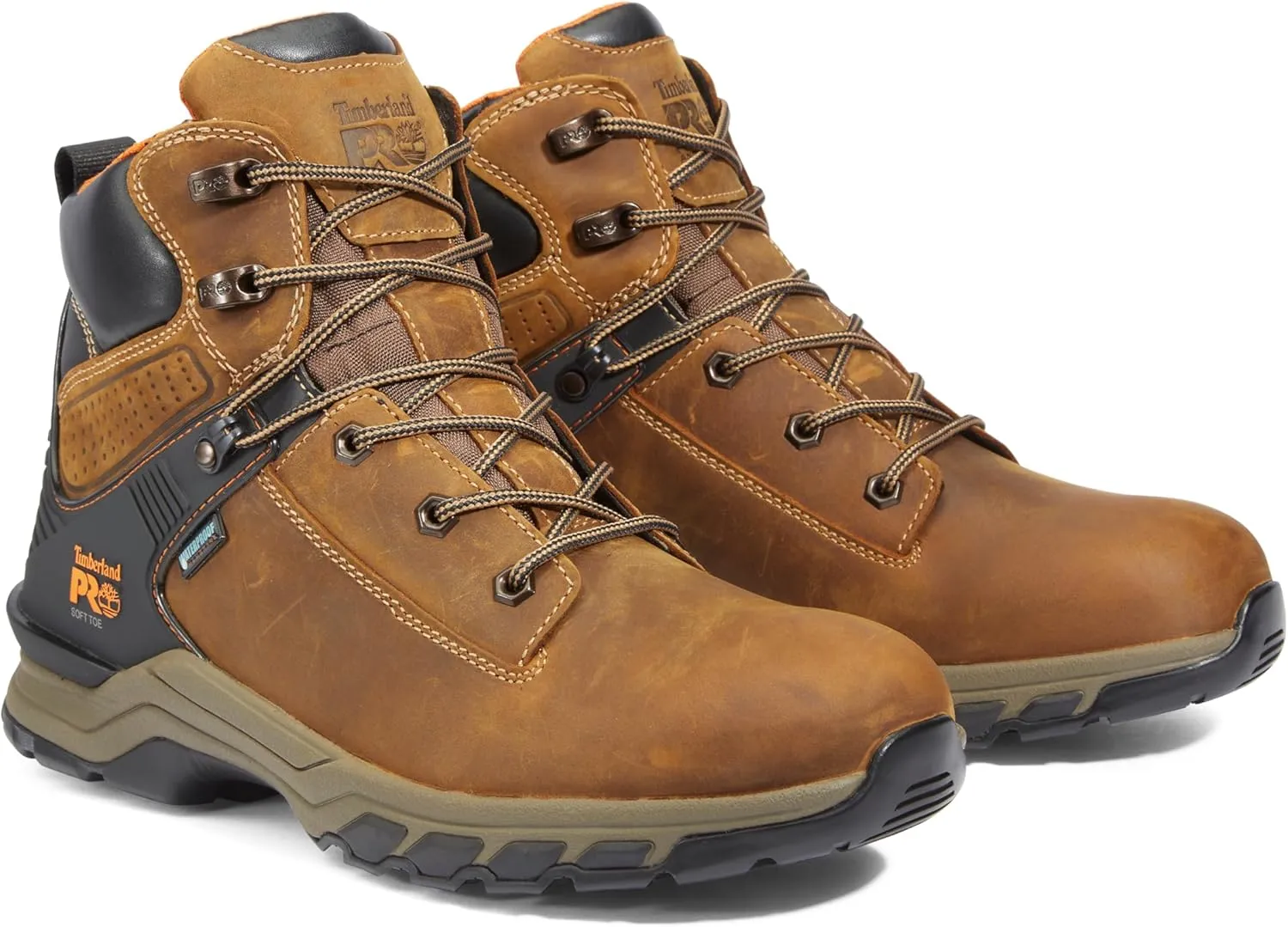 Timberland PRO Men's Hypercharge 6 Inch Soft Toe Waterproof Industrial Work Boot