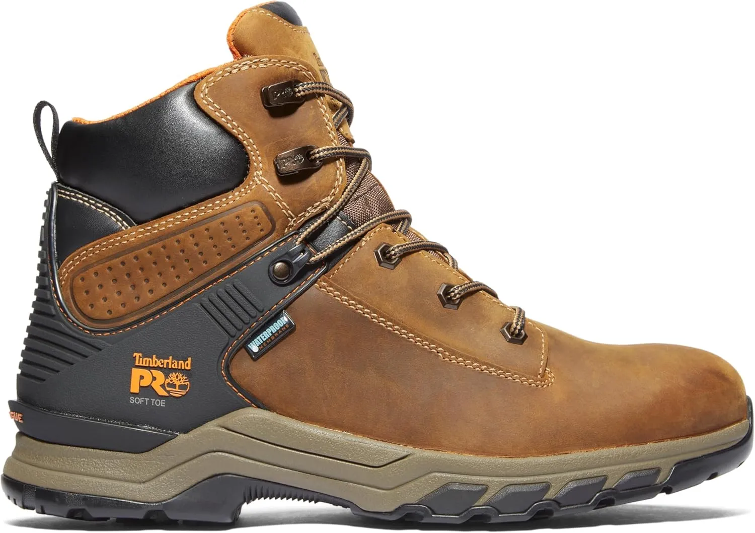 Timberland PRO Men's Hypercharge 6 Inch Soft Toe Waterproof Industrial Work Boot