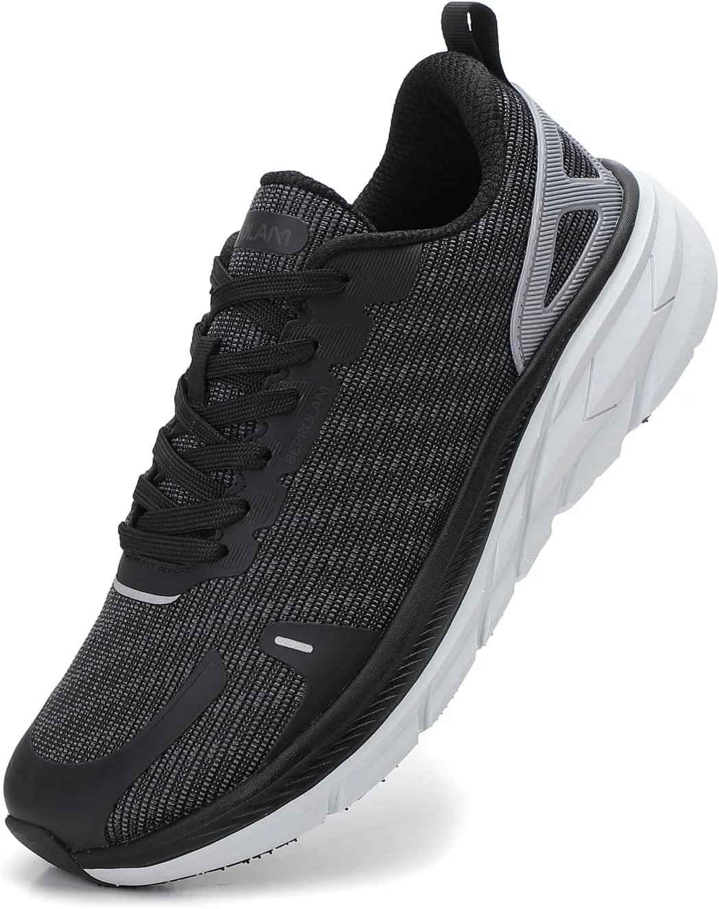 Wide Toe Box Shoes for Men | Men's Wide Walking Shoes Comfortable | Running Shoes Extra Wide Width Cushioned | Wide Sneakers Breathable for Tennis Gym WorkOut Fasciitis Swelling Bunion Plantar
