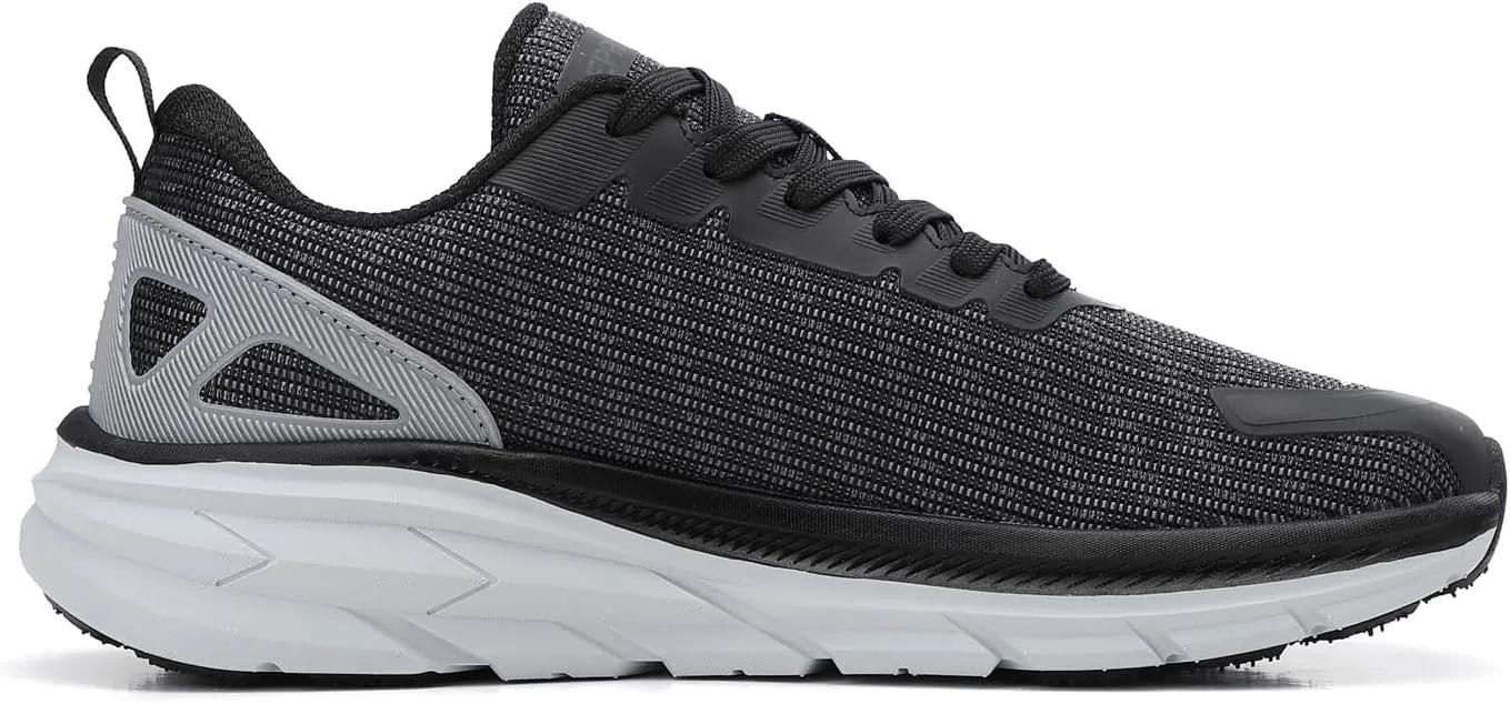 Wide Toe Box Shoes for Men | Men's Wide Walking Shoes Comfortable | Running Shoes Extra Wide Width Cushioned | Wide Sneakers Breathable for Tennis Gym WorkOut Fasciitis Swelling Bunion Plantar