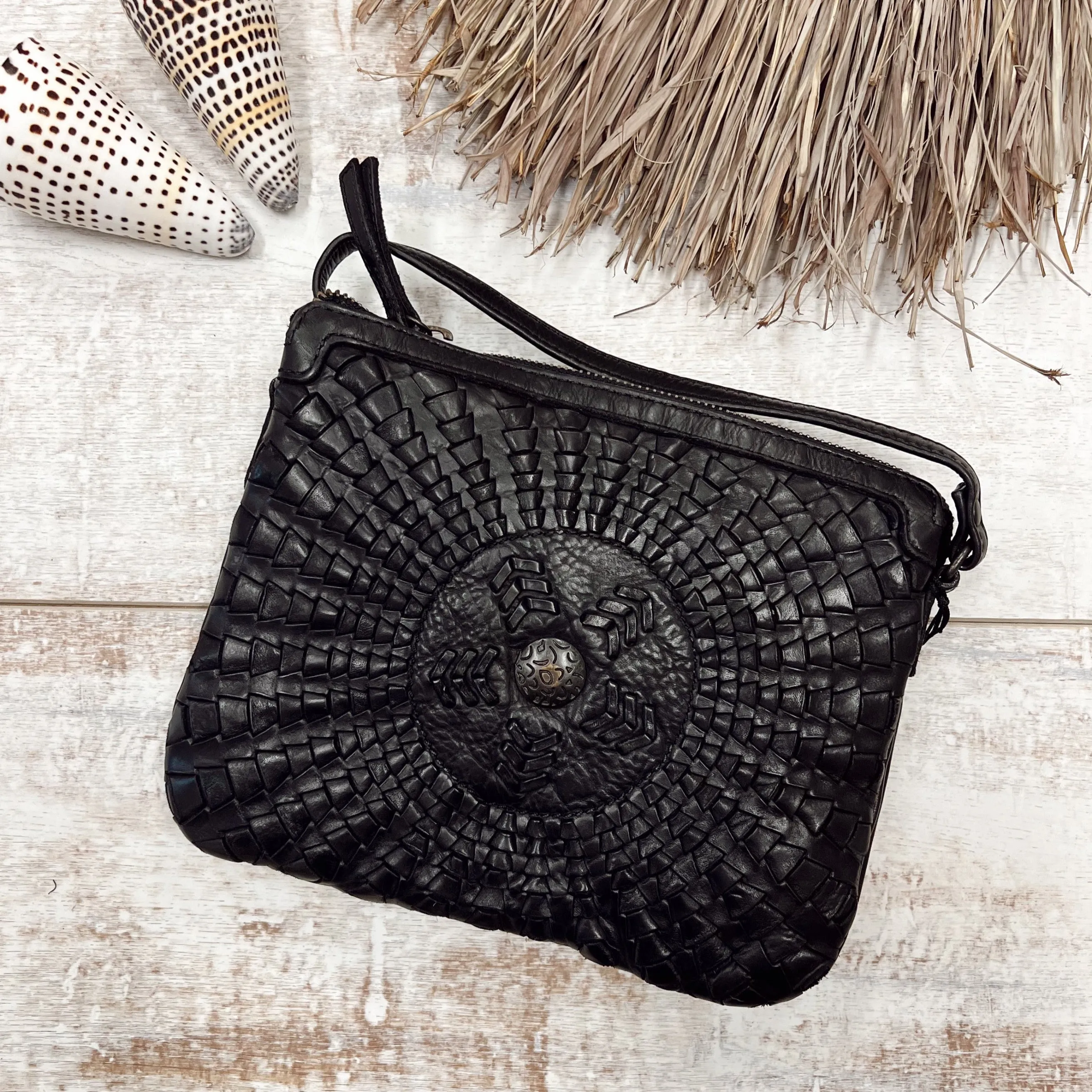 Willow Leather Bag - Black