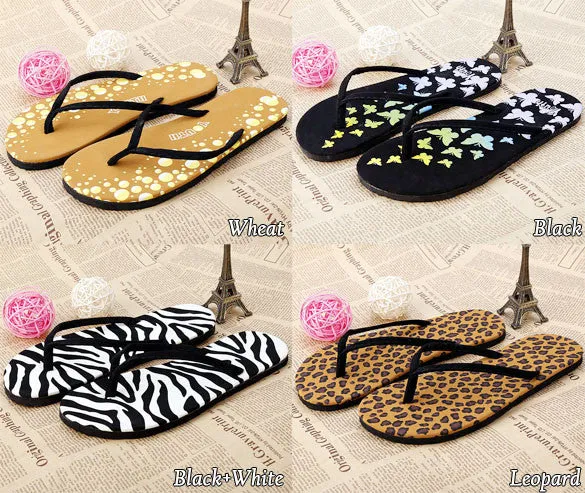 Women Casual Beach Flip Flops Summer Flat Sandals Slippers