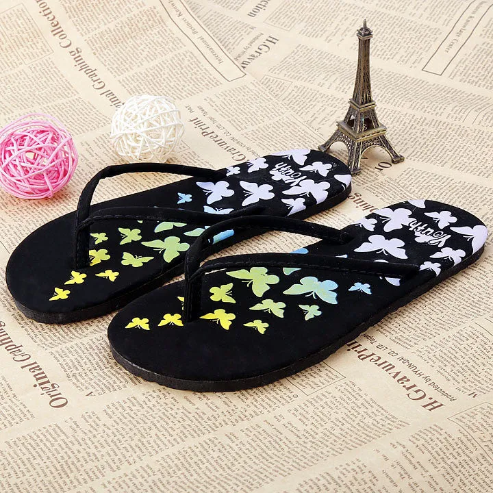Women Casual Beach Flip Flops Summer Flat Sandals Slippers