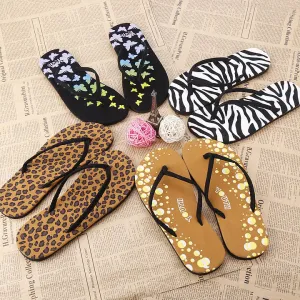 Women Casual Beach Flip Flops Summer Flat Sandals Slippers