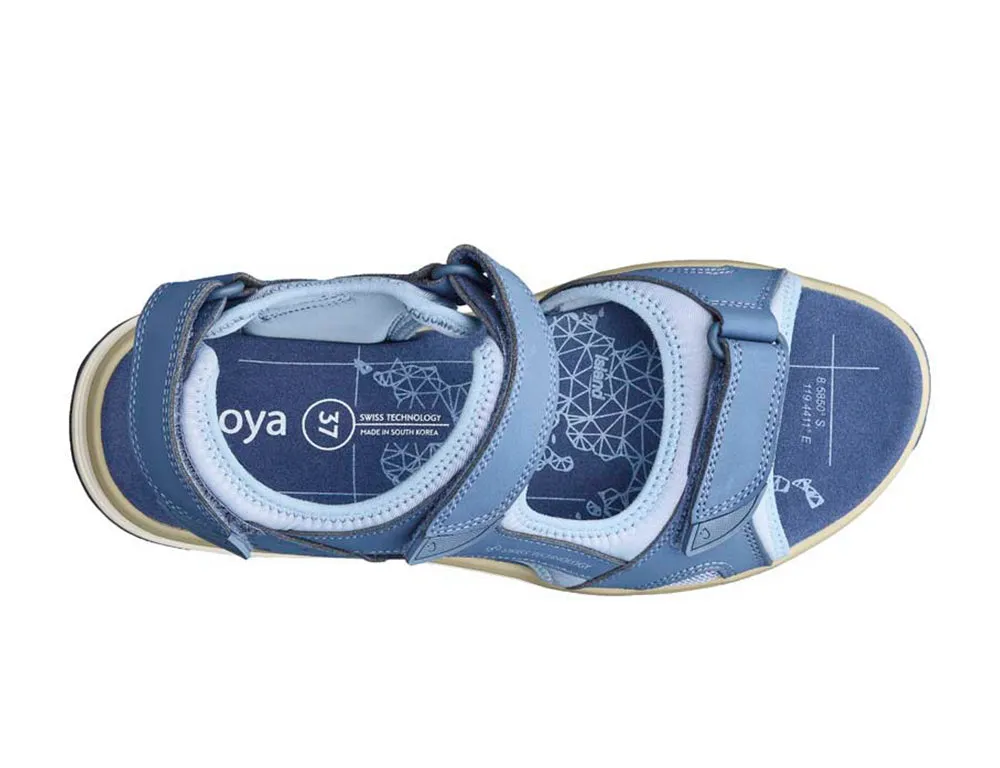 Womens Active Adjustable Komodo Blue Hiking Sandals