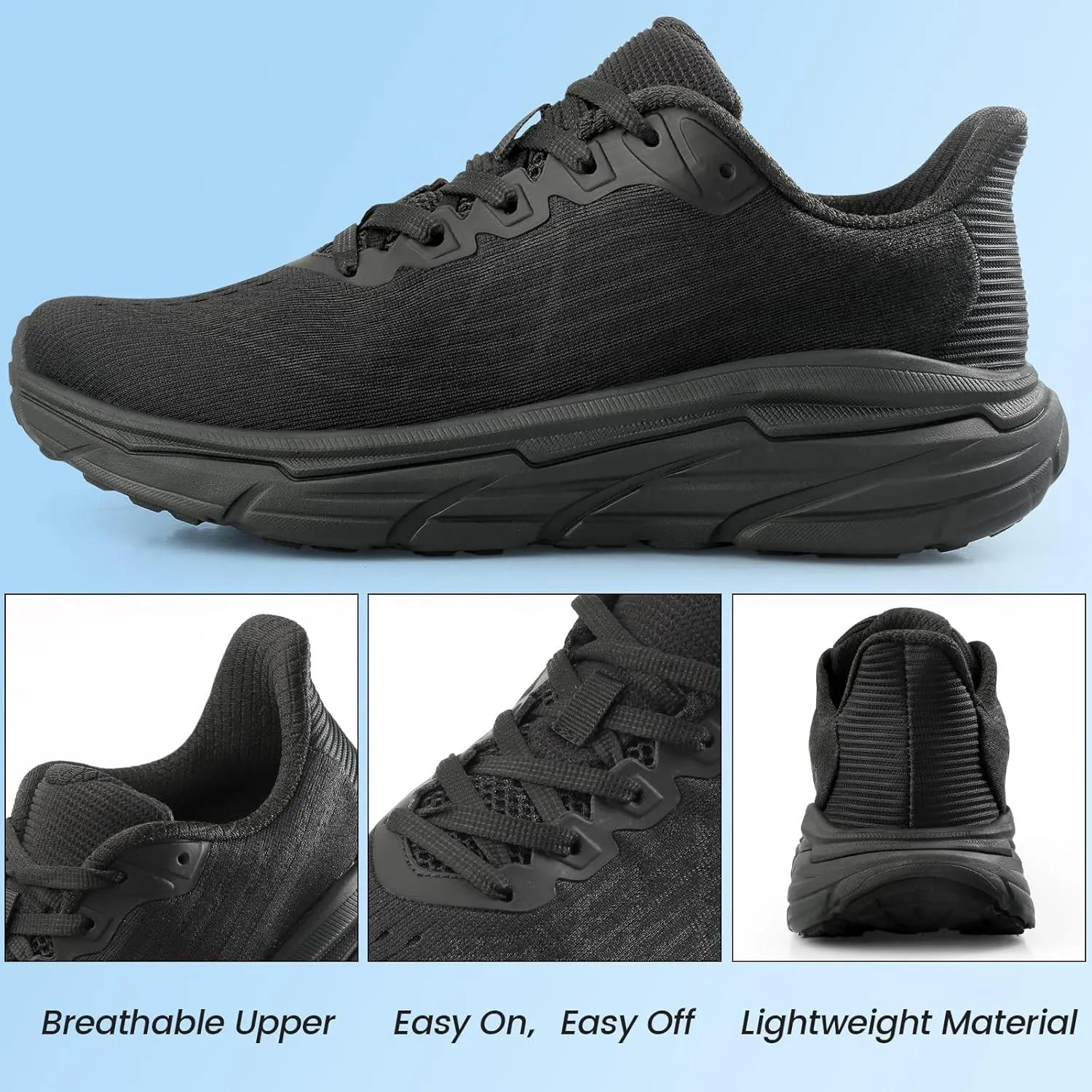 Womens Running Shoes Tennis Walking Sneaker Lightweight Non-Slip Breathable Athletic Workout Gym Cross Trainer Sports Shoes