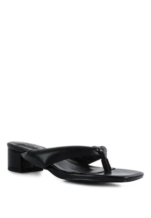 Women's Shoes Memestar Low Heel Thong Sandals